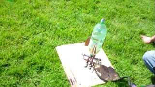 Bottle rocket design and launch  260 feet into the air [upl. by Martha]