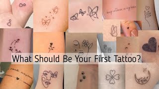 What is the good first tattoo for girls Small tattoo designs for girls [upl. by Herzel]