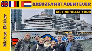 🇬🇧🇫🇷🇧🇪🇳🇱 Kreuzfahrtabenteuer MetropolenTour ab Hamburg auf der AIDAPrima  Eine Reisedokumentation [upl. by Ahsik]