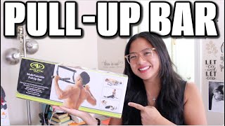 Unboxing Athletic Works Multifunction PullUp Bar  Testing Trying amp my thoughts on it  Lani [upl. by Rufe]