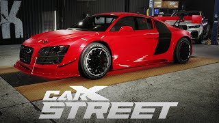 CarX Street PC  Audi R8 V10  Tuning  Drag Race  890HP  4Kᵁᴴᴰ60ᶠᵖˢ [upl. by Notliw]