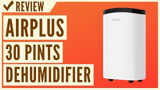 AIRPLUS 30 Pints Dehumidifier  Efficient Dehumidifier Review [upl. by Pascasia]