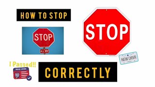 All You Need To Know About Stop Signs  Passing NYC DMV Road Test [upl. by Quincy]