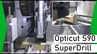 The OptiCut S90  SuperDrill Precision Cutting AND Milling by Weinig [upl. by Ellehcit]