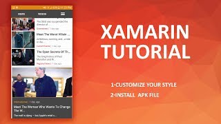 Flame Application customization and install tutorial  Xamarin [upl. by Ahtera]