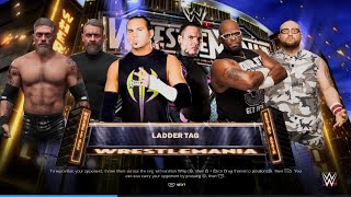 WWE 2K24 Ladder Tag team match [upl. by Inoliel94]