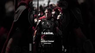 Veni Vidi Vici  Julius Caesar Quote Shorts [upl. by Bertsche513]