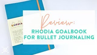 Your next Bullet Journal Rhodia Goalbook Review [upl. by Kingsbury]