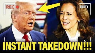 Trump posts UNHINGED THREAT gets WRECKED by Kamala live on FOX [upl. by Ofloda]