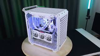 CASE COOLER MASTER QUBE 500 FLATPACK WHITE [upl. by Nihi]