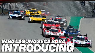 INTRODUCING THE IMSAS LAGUNA SECA RACE  IMSA RACE 2024 [upl. by Jennie]