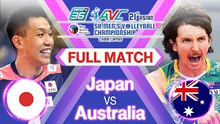 Japan vs Australia  Full Match  PPTV 2021 Asian Sr mens JVA Volleyball Champ  Pool E [upl. by Eillek]