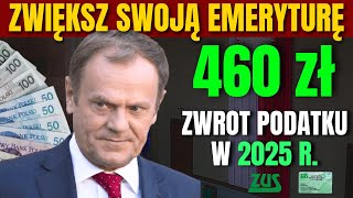 Uzyskaj zwrot podatku w wysokości 460 zł w 2025 r dla polskich seniorów Czy kwalifikujesz się [upl. by Rann369]