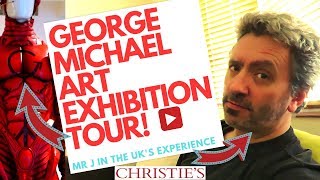 George Michael Art Collection Exhibition at Christies in London  Part One [upl. by Platas395]