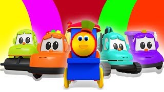 изучение цветов с уличных транспортных средств  Learning Colors With Vehicles  Bob Fun Series [upl. by Glaab]