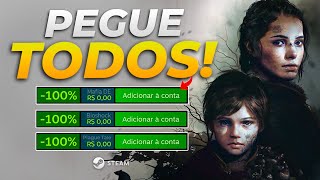 SORTEIO de Jogos AO VIVO É só entrar e PARTICIPAR [upl. by Cody]