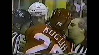 Joey Kocur vs Jim Kyte Round 2 [upl. by Arutnev]