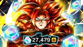 This is What 27K CC Will Get You ULTRA SSJ4 Gogeta Summons  Dragon Ball Legends [upl. by Mafala]