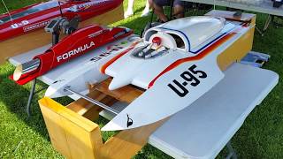 More RC Hydroplane Racing Electric Nitro and Gas oh my [upl. by Lupiv]