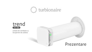 Turbionaire TREND HRV FAN 100 WM  Unitate de ventilatie cu recuperare de caldura [upl. by Neerahs]