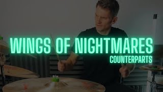 Counterparts  Wings Of Nightmares  Drum Cover [upl. by Alfonso]