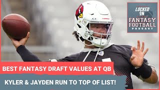 Best fantasy football quarterback draft values 2024 Kyler Murray Jayden Daniels amp 4 more targets [upl. by Manchester]