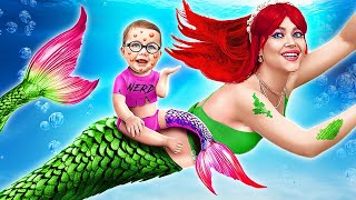 Pregnant Mermaid VS Pregnant Vampire The FUNNIEST Hacks and Situations [upl. by Naiviv854]