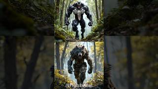 Venom vs WereWolf vs Creatures Hulk vs Spiderman vs Thanos [upl. by Leynad]