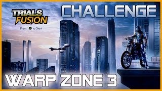 Trials Fusion  Rocky Road Welcome to Warp Zone 3 Challenge Guide [upl. by Ilegna]