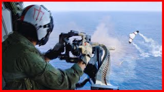 Special Techniques US Marine Gunners Use to Take Out Drones at Sea [upl. by Nnelg816]