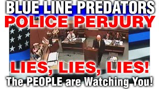 Police Officer Committing Certified Perjury in Court [upl. by Yessac]