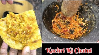 How To Make Kachri Chatni In Hindi  kaise Banaye Kachri  Chibar Chatni ki Recipe hindi [upl. by Lachlan]