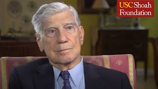 Holocaust Survivor Baruch quotBrianquot Bergman Testimony  USC Shoah Foundation [upl. by Navap]