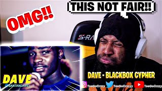 UK WHAT UP🇬🇧 WHY IS YOUNG DAVE THIS GOOD Dave  Blackbox Cypher REACTION [upl. by Falconer]