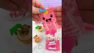 Kawaii Mini Brands Opening Satisfying Video ASMR 🩷 shorts mini cute [upl. by Zolnay749]