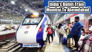 Mumbai Central To Ahmedabad  Vande Bharat Express  Indian Railway  bbr Vloggs [upl. by Rehpotsirh]