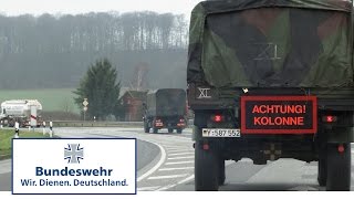 Konvoi nach Hagenow – die Versorger ziehen um  Bundeswehr [upl. by Erehs856]