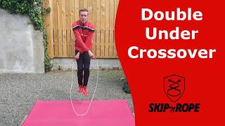 How to do a Double Under Crossover  SKIPnROPE [upl. by Cooperstein464]