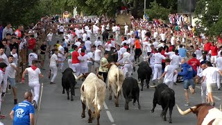 CUARTO ENCIERRO TAFALLA 18082024  PINCHA [upl. by Namielus]