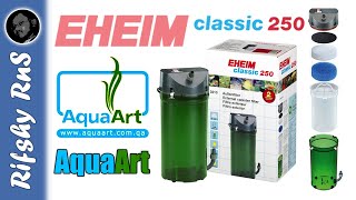 How to Setup amp Install Eheim Classic 250 Canister Filter  How To Prime [upl. by Ursala903]