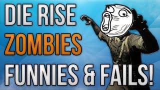 BO2 Funnies and Fails Episode 6 Die Rise Zombies [upl. by Eelirol]