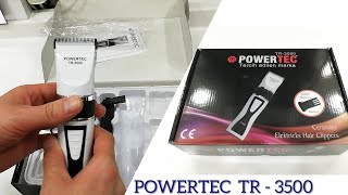 POWERTEC TR  3500 SAÇ SAKAL TRAŞ MAKİNESİ AYRINTILI TANITIMI [upl. by Llertrac]