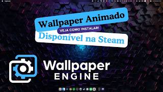 OS MELHORES WALLPAPERS ANIMADOS NO WINDOWS 11 Wallpaper Engine DISPONÍVEL NA STEAM [upl. by Thanos228]