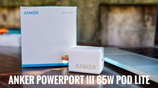 Unbox Anker PowerPort III 65W Pod Lite [upl. by Ardin]