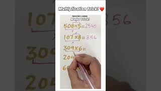 Multiplication Trick to Boost Your Math Skills  Easy amp Quick Method shortsytshortstrendingtrend [upl. by Richie239]