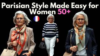 How to Dress Parisian Style Over 50  What NO ONE tells you [upl. by Elleuqar]