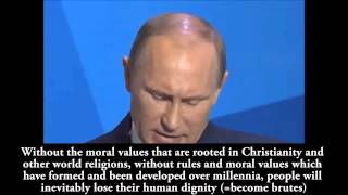 Putin About Cultural Self Preservation of European Tradition Religion and Race [upl. by Aitnecserc626]