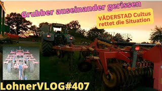 LohnerVLOG407 VÄDERSTAD Cultus ersetzt den Lemken Thorit 8 I Maisstoppel mulchen mit Fendt Xylon [upl. by Kaylee847]