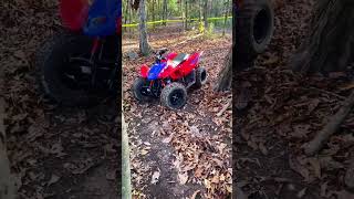 Trx90 ready for battle moto trx90 atvmx honda nature fall bikelife phonk halloween beats [upl. by Rexferd]