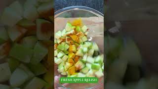 Indian Style Apple Pickle  Fresh Apple Relish  Granny Smith Apple Relish [upl. by Vergne]